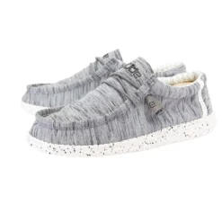 Wally Stretch Fleece - Stone White -Heydude Shop 110530703 WALLY STRETCH FLEECE STONE WHITE 2