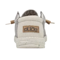 Wally Break Stitch - Grey -Heydude Shop 110793297 WALLY LINEN NATURAL GREY LEFT 5