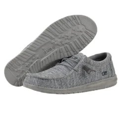 Wally Sox - Grey -Heydude Shop 111033000 WALLY B SOX GREY NEWLOGO 03