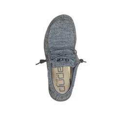 Wally Sox - Grey -Heydude Shop 111033000 WALLY B SOX GREY NEWLOGO 06