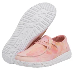 Wendy Tie Dye - Lemon Ombre -Heydude Shop 122256020 WENDY TIE DYE LEMON OMBRE LEFT 3