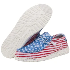 Wally - Stars And Stripes -Heydude Shop 150202699 WALLY STARS N STRIPES 3