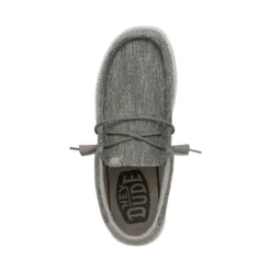 Wally Ascend Woven - Carbon -Heydude Shop 40002 0YK WALLYASCENDWOVEN CARBON LEFTTOP