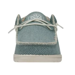 Wally Braided - Aqua -Heydude Shop 40003 449 WALLYBRAIDED AQUA LEFTFRONT