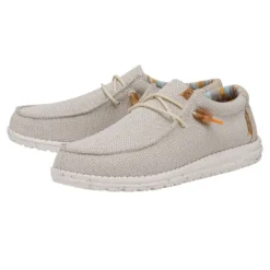 Wally Stretch - Tofu -Heydude Shop 40008 2BJ WALLYSTRETCH TOFU PAIRSIDE