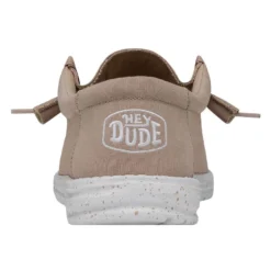 Wally Slub Canvas - Tan -Heydude Shop 40009 265 WALLYSLUBCANVAS TAN LEFTBACK