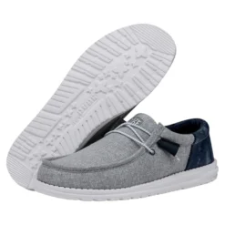 Wally Funk Tie Dye - Indigo 10 Wally Funk Tie Dye - Indigo -Heydude Shop 40012 4ME WALLYFUNKTIEDYE INDIGO PAIRBOTTOM