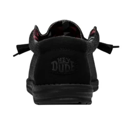 Wally Sox - Jet Black -Heydude Shop 40019 0XD WALLY SOX JET BLACK LEFT 5