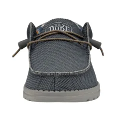 Wally Sox Triple Needle - Blue Shadow -Heydude Shop 40020 3US WALLYSOXTRIPLENEEDLE BLUESHADOW LEFTFRONT