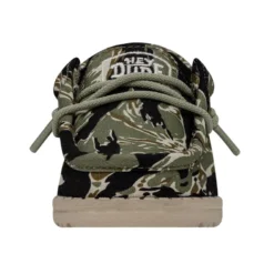 Wally Toddler Camouflage - Tiger Stripe Camo -Heydude Shop 40027 9CJ WALLYTODDLERCAMOUFLAGE TIGERSTRIPECAMO LEFTFRONT