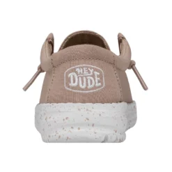 Wally Toddler Slub Canvas - Tan -Heydude Shop 40029 265 WALLYTODDLERSLUBCANVAS TAN LEFTBACK