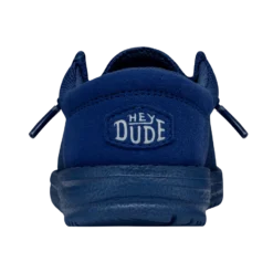 Wally Toddler Funk Mono - True Blue -Heydude Shop 40030 428 WALLYTODDLERFUNKMONO TRUEBLUE LEFTBACK