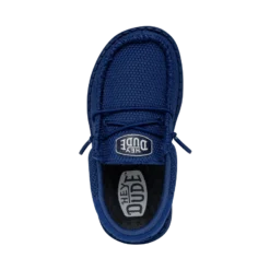 Wally Toddler Funk Mono - True Blue -Heydude Shop 40030 428 WALLYTODDLERFUNKMONO TRUEBLUE LEFTTOP