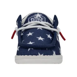 Wally Toddler Patriotic - American Flag -Heydude Shop 40031 9CW WALLYTODDLERPATRIOTIC AMERICANFLAG LEFTFRONT