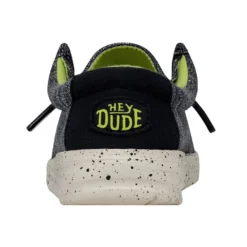 Wally Toddler Stretch - Navy Speckle -Heydude Shop 40035 4MP WALLYTODDLERSTRETCH NAVYSPECKLE LEFTBACK