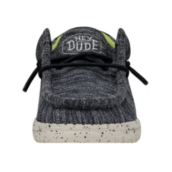 Wally Toddler Stretch - Navy Speckle -Heydude Shop 40035 4MP WALLYTODDLERSTRETCH NAVYSPECKLE LEFTFRONT