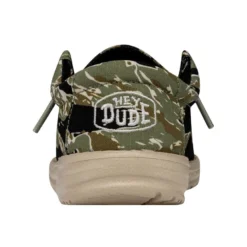 Wally Youth Camouflage - Tiger Stripe Camo -Heydude Shop 40042 9CJ WALLYYOUTHCAMOUFLAGE TIGERSTRIPECAMO LEFTBACK