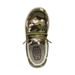 Wally Youth Camouflage - Multi Camo -Heydude Shop 40042 9CQ WALLYYOUTHCAMOUFLAGE MULTICAMO LEFTTOP