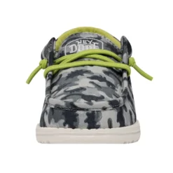 Wally Youth Camodino - Blue -Heydude Shop 40043 425 WALLYYOUTHCAMODINO BLUE LEFTFRONT