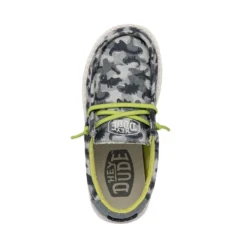 Wally Youth Camodino - Blue -Heydude Shop 40043 425 WALLYYOUTHCAMODINO BLUE LEFTTOP