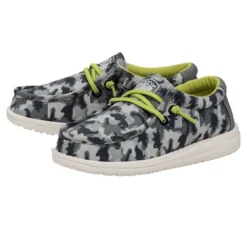 Wally Youth Camodino - Blue -Heydude Shop 40043 425 WALLYYOUTHCAMODINO BLUE PAIRSIDE