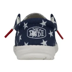 Wally Youth Patriotic - American Flag -Heydude Shop 40046 9CW WALLYYOUTHPATRIOTIC AMERICANFLAG LEFTBACK 1