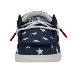 Wally Youth Patriotic - American Flag -Heydude Shop 40046 9CW WALLYYOUTHPATRIOTIC AMERICANFLAG LEFTFRONT