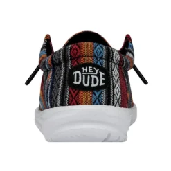 Wally Youth Serape - Desert Horizon -Heydude Shop 40047 9BR WALLYYOUTHSERAPE DESERTHORIZON LEFTBACK