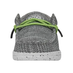 Wally Youth Sox - Stone White -Heydude Shop 40049 1KA WALLYYOUTHSOX STONEWHITE LEFTFRONT