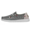 Wendy Boho - Embroidery Dark Grey -Heydude Shop 40054 1GS WENDYBOHO EMBROIDERYDARKGREY LEFTSIDE