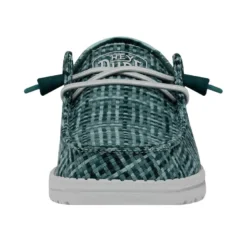 Wendy Crosshatch - Jade 11 Wendy Crosshatch - Jade -Heydude Shop 40060 372 WENDYCROSSHATCH JADE LEFTFRONT