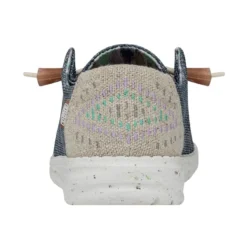 Wendy Knit II - Blue Denim -Heydude Shop 40061 429 WENDYKNITII BLUEDENIM LEFTBACK