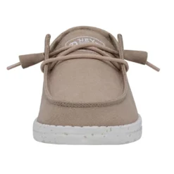 Wendy Slub Canvas - Tan -Heydude Shop 40063 265 WENDYSLUBCANVAS TAN LEFTFRONT