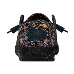 Wendy Funk Slub Blanket - Midnight Rain -Heydude Shop 40066 4MK WENDYFUNKSLUBBLANKET MIDNIGHTRAIN LEFTBACK