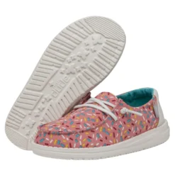 Wendy Youth - Birthday Pink Sprinkles -Heydude Shop 40069 6UO WENDYYOUTHBIRTHDAY PINKSPRINKLES PAIRBOTTOM