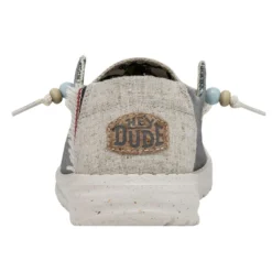 Wendy Fringe - Indigo -Heydude Shop 40071 4ME WENDYFRINGE INDIGO LEFTBACK