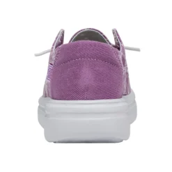 Wendy Rise Eyelet - Violet -Heydude Shop 40075 508 WENDY RISE EYELET VIOLET LEFT 5