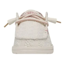 Wendy Stretch Boho Fleur - Sand -Heydude Shop 40082 202 WENDYSTRETCHBOHOFLUER SAND LEFTFRONT