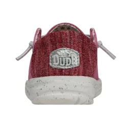 Wendy Toddler Funk - Fuchsia -Heydude Shop 40088 670 WENDYTODDLERFUNK FUCHSIA LEFTBACK