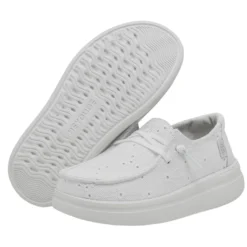 Wendy Youth Rise Eyelet - Chapel Bells -Heydude Shop 40108 9CT WENDY YOUTH RISE EYELET CHAPEL BELLS LEFT 3