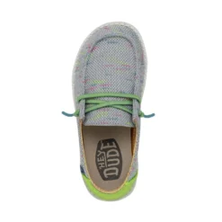 Wendy Youth Stretch - Glow Blu -Heydude Shop 40111 4MC WENDYYOUTHSTRETCH GLOWBLU LEFTTOP