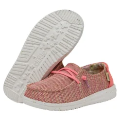 Wendy Youth Stretch - Glow Cream -Heydude Shop 40111 83K WENDYYOUTHSTRETCH GLOWCREAM PAIRBOTTOM