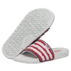 Chandler Knit - Flag -Heydude Shop 40114 1JR CHANDLERKNIT FLAG PAIRBOTTOM
