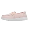 Wendy Youth Slub Canvas - Pink -Heydude Shop 40143 680 WENDY YOUTH SLUB CANVAS PINK LEFT 1
