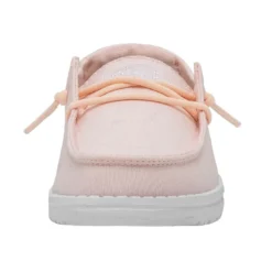 Wendy Youth Slub Canvas - Pink -Heydude Shop 40143 680 WENDY YOUTH SLUB CANVAS PINK LEFT 4