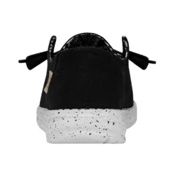 Wendy Wide - Black Odyssey -Heydude Shop 40150 0YF WENDYBASICWIDE BLACKODYSSEY LEFTBACK