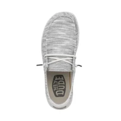 Wendy Sox Wide - Glacier Grey 13 Wendy Sox Wide - Glacier Grey -Heydude Shop 40152 1HD WENDYSOXWIDE GLACIERGREY LEFTTOP