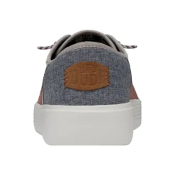 Conway Craft - Red White Blue -Heydude Shop 40179 6WM CONWAYMCRAFTLINEN REDWHITEBLUE LEFTBACK