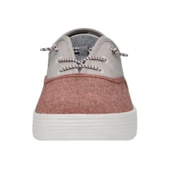 Conway Craft - Red White Blue -Heydude Shop 40179 6WM CONWAYMCRAFTLINEN REDWHITEBLUE LEFTFRONT