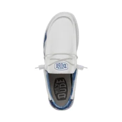 Wally Colorado Watercolor - White -Heydude Shop 40382 100 WALLYCOLORADOWATERCOLOR WHITE LEFTTOP